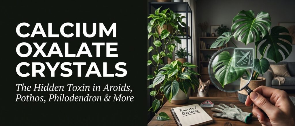 Calcium Oxalate Crystals: The Hidden Toxin in Aroids, Pothos, Philodendron & More