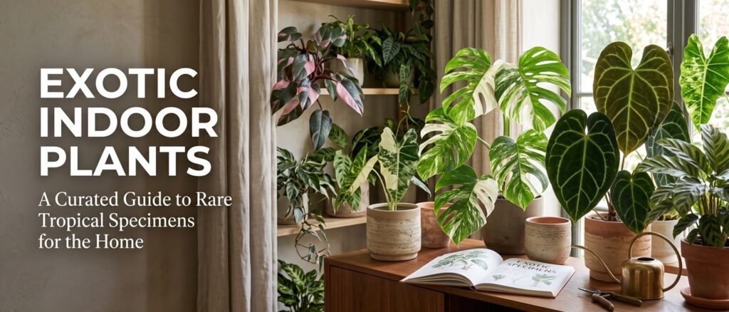 Exotic Indoor Plants: A Curated Guide to Rare Tropical Specimens for the Home