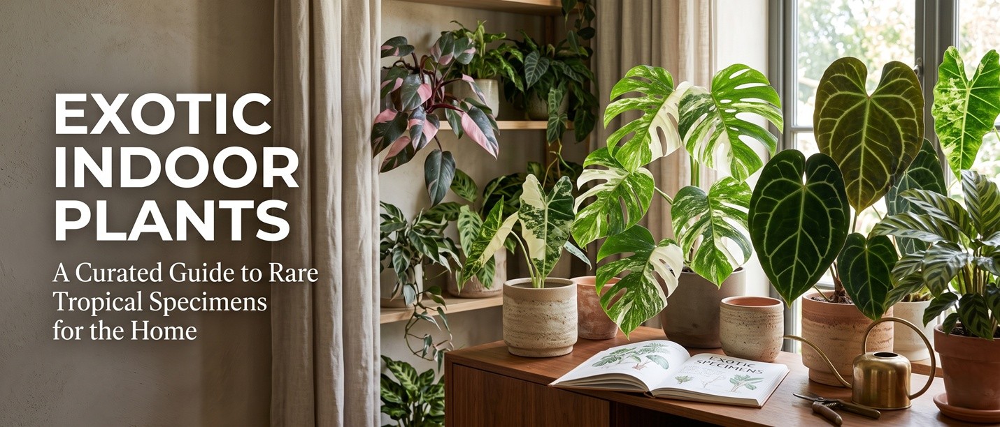 Exotic Indoor Plants: A Curated Guide to Rare Tropical Specimens for the Home