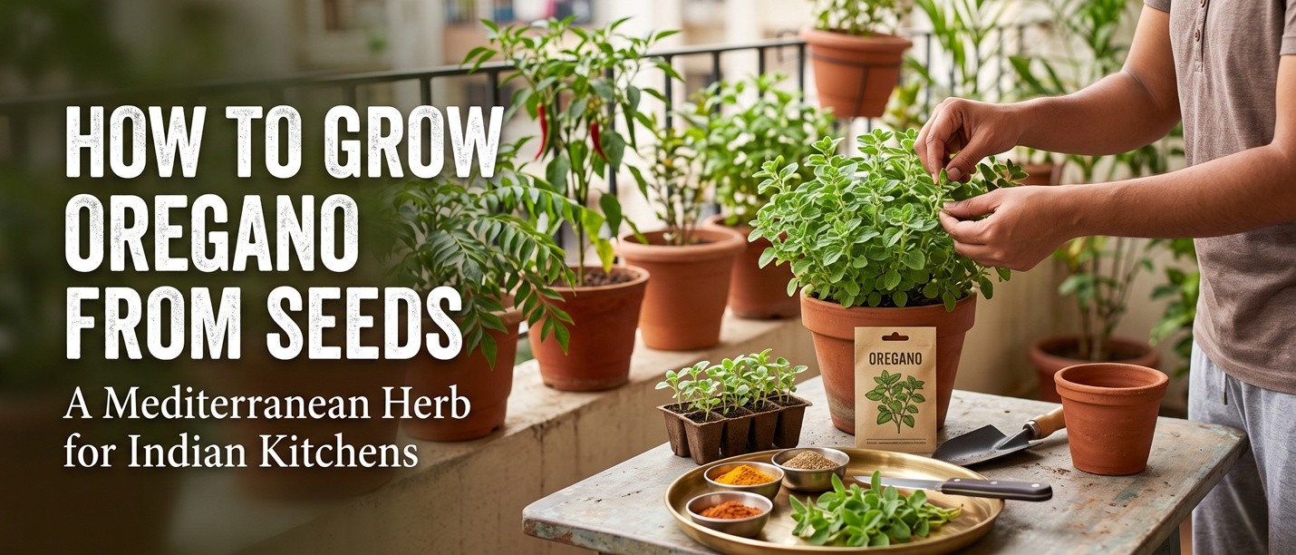 How to Grow Oregano from Seeds: A Mediterranean Herb for Indian Kitchens