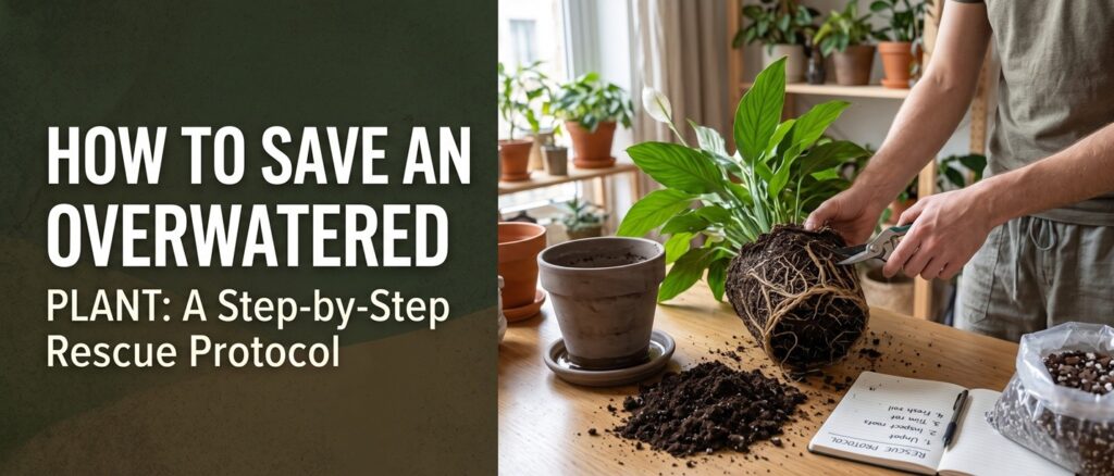 How to Save an Overwatered Plant: A Step-by-Step Rescue Protocol