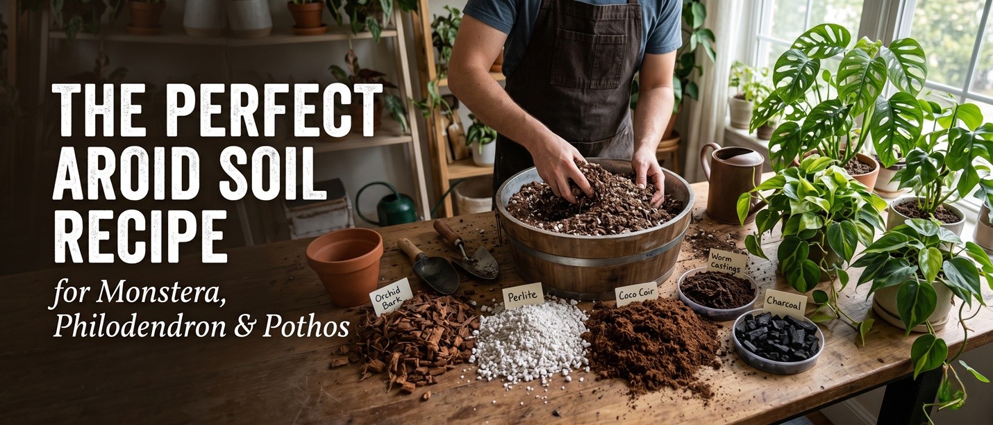 The Perfect Aroid Soil Recipe for Monstera, Philodendron & Pothos