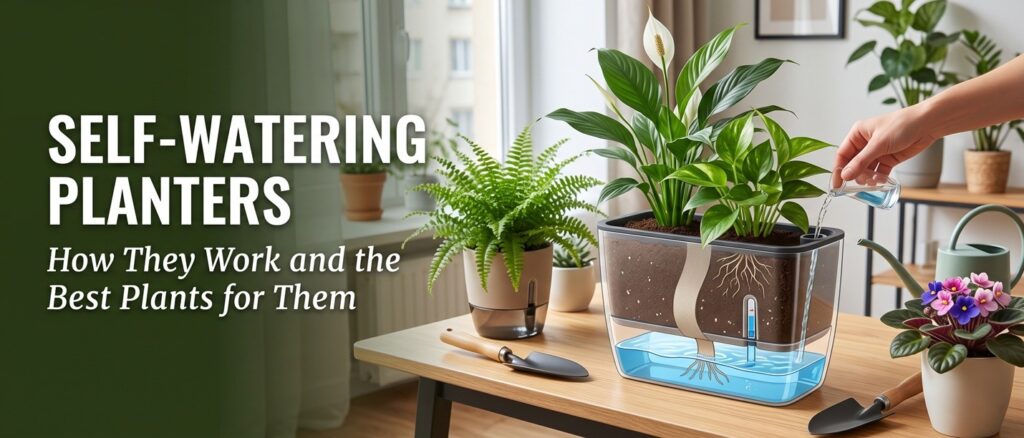 Self-Watering Planters: How They Work and the Best Plants for Them