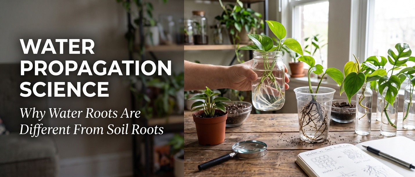 Water Propagation Science: Why Water Roots Are Different From Soil Roots