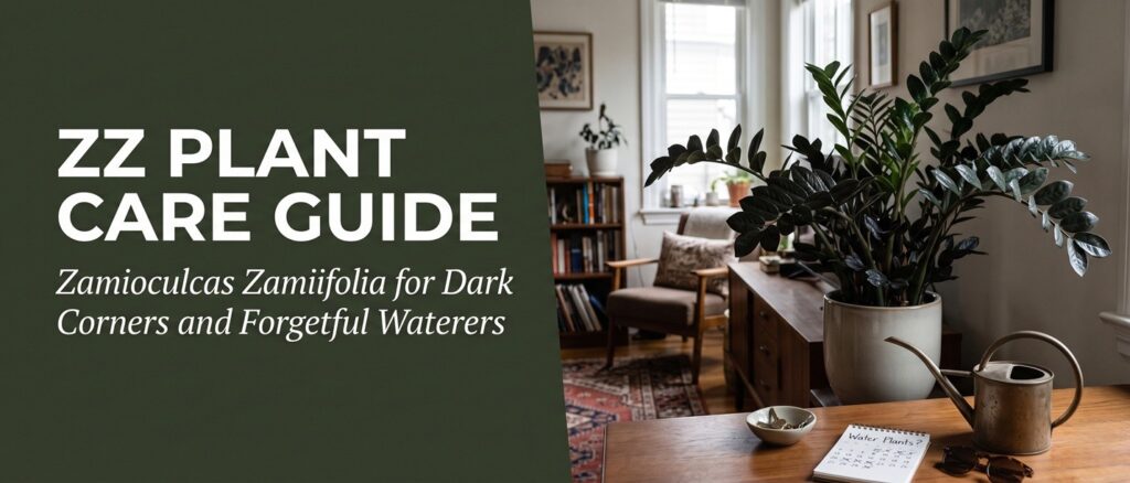 ZZ Plant Care Guide: Zamioculcas Zamiifolia for Dark Corners and Forgetful Waterers