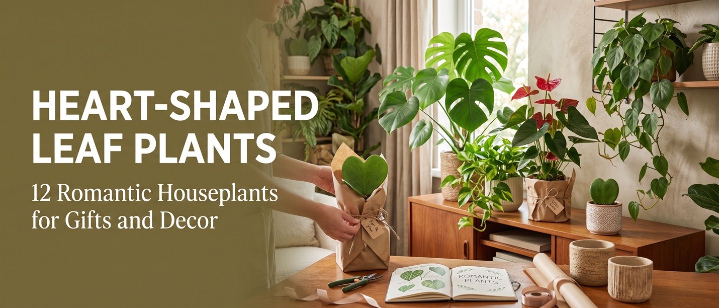 Heart-Shaped Leaf Plants: 12 Romantic Houseplants for Gifts and Decor