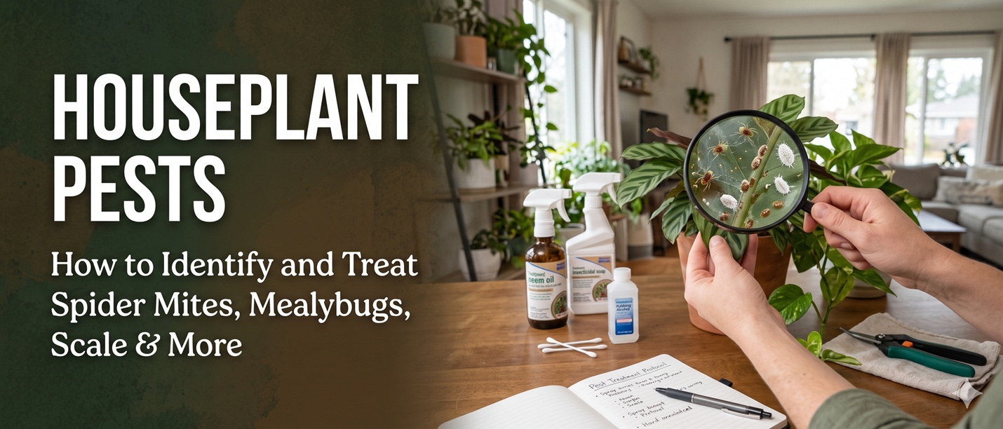 Houseplant Pests: How to Identify and Treat Spider Mites, Mealybugs, Scale & More