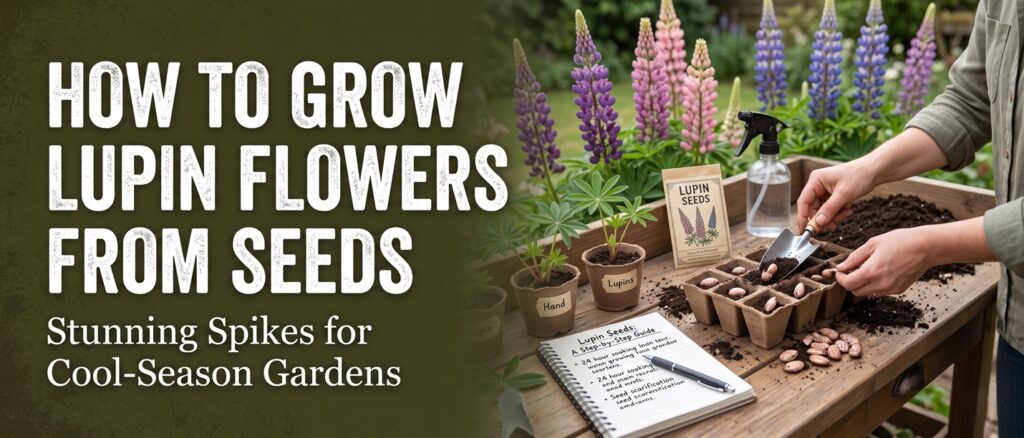 How to Grow Lupin Flowers from Seeds: Stunning Spikes for Cool-Season Gardens