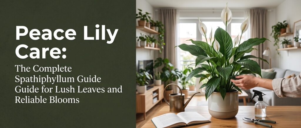 Peace Lily Care: The Complete Spathiphyllum Guide for Lush Leaves and Reliable Blooms