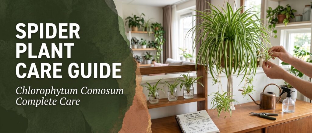 Spider Plant Care Guide: Chlorophytum Comosum Complete Care